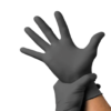 Black Nitrile Gloves 3ml - Pack of 100 - Image 2